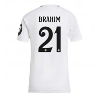 Maglie da calcio Real Madrid Brahim Diaz #21 Prima Maglia Femminile 2024-25 Manica Corta